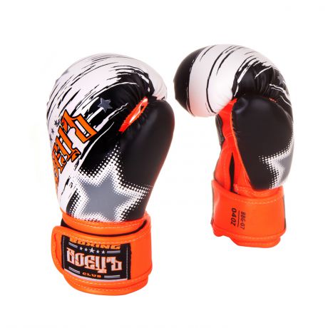 Боксерские перчатки БоецЪ BBG-07 Оранжевые, BBG-07-01, оранжевый