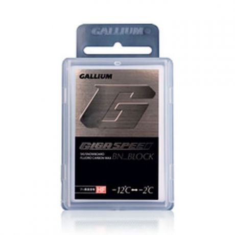 Экстра-высокофторовый парафин Gallium Giga Speed BN Block со специальной добавкой, GS4004, 50 г
