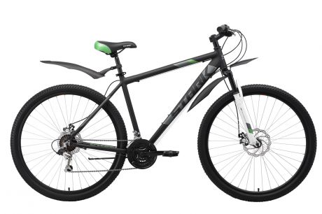 Велосипед Tank 29.1 D 20" 2019, черный, зеленый, серый
