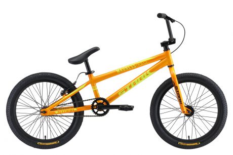 Велосипед Madness BMX Race 20" 2019, оранжевый, желтый