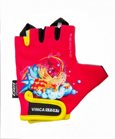 Перчатки велосипедные детские VS "Принцесса", размер:7XS