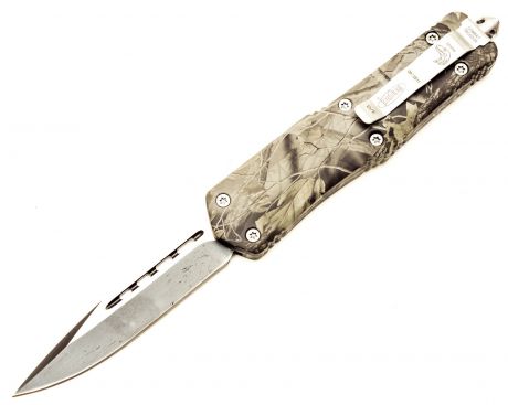 Нож автоматический Microtech Troodon A175 Single, камуфляж