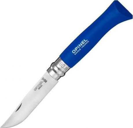 Нож Opinel №8 Trekking, R39109, синий, длина лезвия 8,5 см