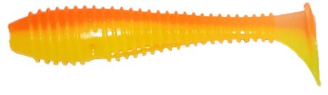 Приманка рыболовная Siweida Ribbed Shad, 69962, желтый, оранжевый (307), 65 мм, 2,6 г, 8 шт