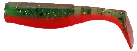 Приманка рыболовная Siweida Predator Shad, 69985, зеленый, красный (396), 75 мм, 6,1 г, 6 шт