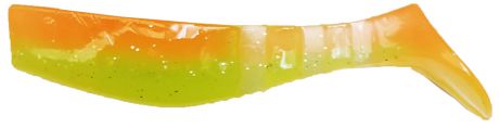 Приманка рыболовная Siweida Predator Shad, 70734, зеленый, оранжевый (283), 75 мм, 6,1 г, 6 шт