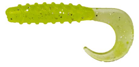 Приманка рыболовная Siweida Lucky Tail Grub, 70011, светло-зеленый (195), 75 мм, 3,9 г, 7 шт