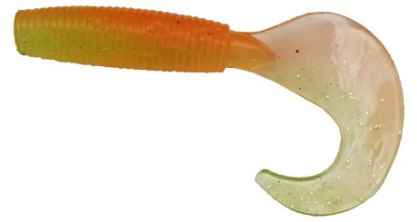Приманка рыболовная Siweida Fat Tail Grub, 70032, оранжевый (283), 75 мм, 4,5 г, 7 шт