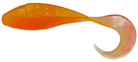 Приманка рыболовная Siweida Assassin Tail Grub, 70739, оранжевый (283), 75 мм, 4,7 г, 6 шт