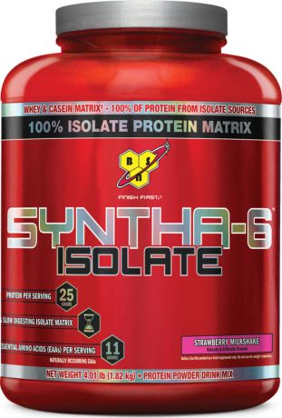 Протеин BSN Syntha-6 Isolate Strawberry Milkshake, 1,82 кг