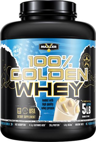 Протеин Maxler Golden Whey 5 lb Bananas & Cream
