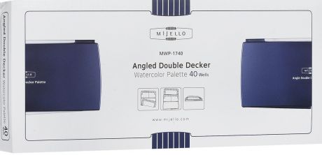 Mijello Палитра для смешивания красок Angle Double Decker 40 MWP-1740