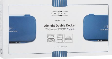Mijello Палитра для смешивания красок Airtight Double Decker 40 MWP-1640
