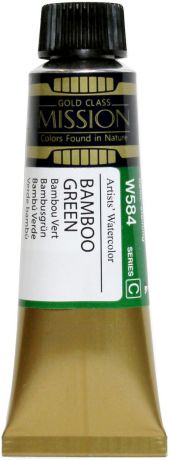 Mijello Акварель Mission Gold цвет W584 Зеленый бамбук 15 мл MWC-W584