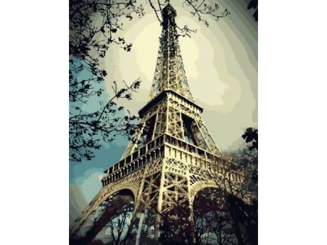 Алмазная мозаика ТМ Цветной "Магия Парижа", 30x40 см