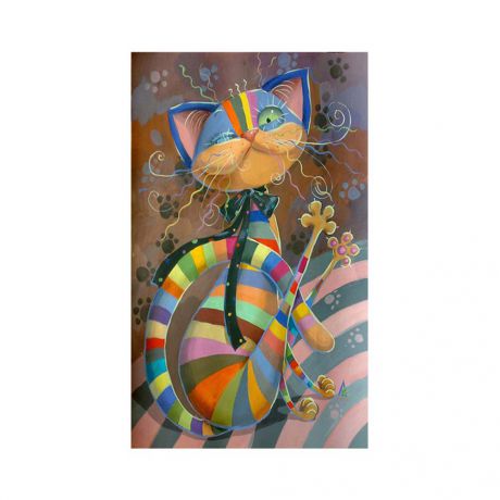 Алмазная мозаика TopSeller Алмазная живопись, вышивка крестом (кошка)