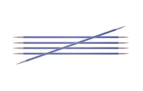Спицы для вязания Knit Pro Zing чулочные 15 см - 4,5 мм (Комплект 5 шт.)
