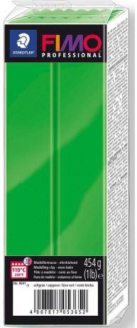 Глина полимерная Fimo Professional, ярко-зеленый, 454 г