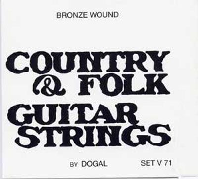 Комплект струн для 12-струнной гитары Dogal V72A