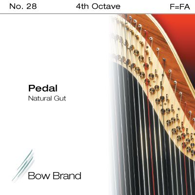 Струна F4 для арфы Bow Brand Pedal Natural Gut