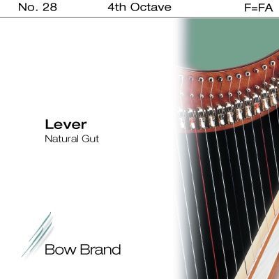 Струна F4 для арфы Bow Brand Lever Natural Gut