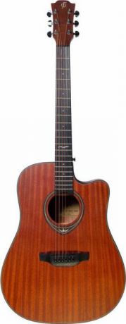 Акустическая гитара Flight Ad-455C Na, коричневый