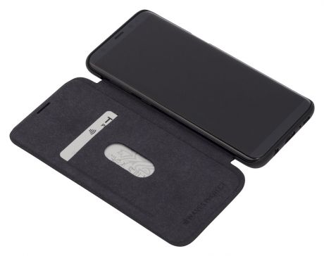 Чехол для сотового телефона Waves Protect Чехол кожаный для Samsung S8 black, черный