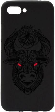 Чехол для сотового телефона GOSSO CASES для Honor 10 Matt Black Art Grand Bull, черный