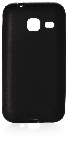 Чехол для сотового телефона iNeez накладка силикон под кожу для Samsung Galaxy J1 mini 2016 (J-105), черный