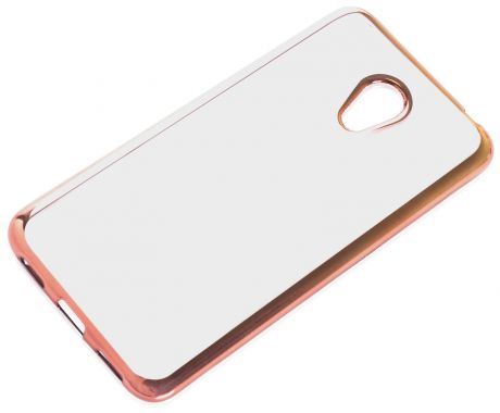 Чехол для сотового телефона iNeez накладка силикон с рамкой для Meizu M3 mini / M3S mini, розовый