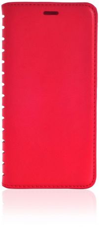 Чехол для сотового телефона Gurdini Premium case книжка с силиконом на магните red для Samsung Galaxy A10 2019, красный