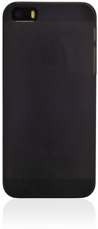 Чехол накладка Gurdini пластик супертонкий 0.4 мм для Apple iPhone 5/5S/SE,400228,черный