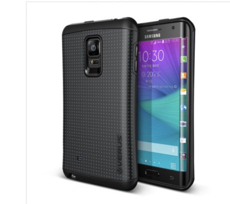 Чехол-бампер MyPads для Samsung Galaxy Note Edge SM-N915F Противоударный усиленный ударопрочный черный