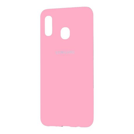 Чехол Silicone cover Samsung galaxy A30 светло-розовый