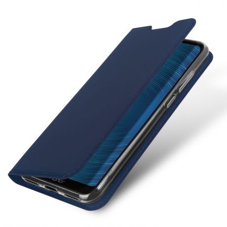Чехол книжка Huawei Honor 8A Skin Pro синий