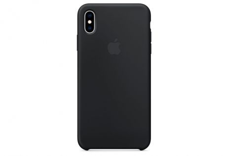 Чехол для iPhone XS max Silicone Case, черный