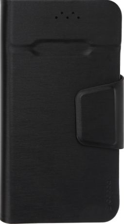 Deppa Wallet Fold универсальный чехол для смартфонов 4.3"- 5.5", Black