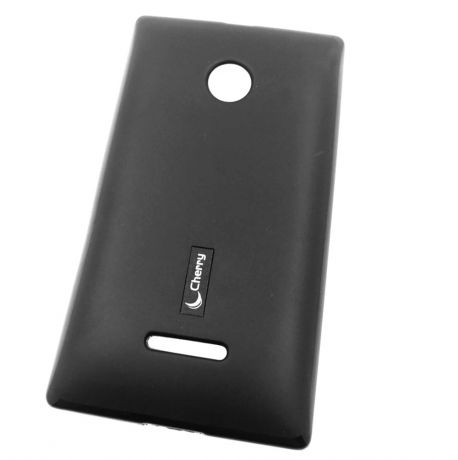 Microsoft Lumia 532 Накладка резиновая с пленкой на экран Cherry