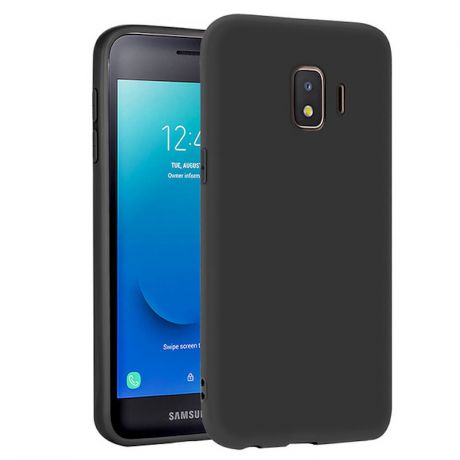 Силиконовый защитный бампер для Samsung Galaxy J2 Core Черный