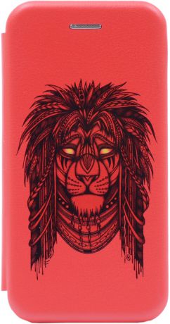 Чехол-книжка Book Art Jack Grand Leo для Huawei P Smart / Enjoy 7s красный GOSSO CASES