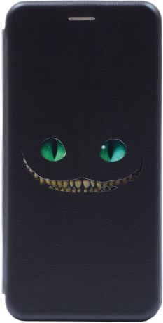 Чехол-книжка Book Art Jack Cheshire Cat для Samsung Galaxy J6 Plus (2018) черный GOSSO CASES