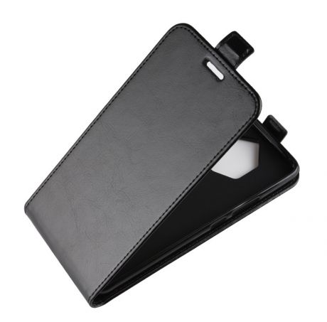 Чехол-флип MyPads для Samsung Galaxy S5 SM-G900H/G900F вертикальный откидной черный