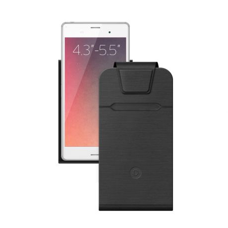 Чехол для смартфонов Flip Fold M 4.3''-5.5'', черный, Deppa
