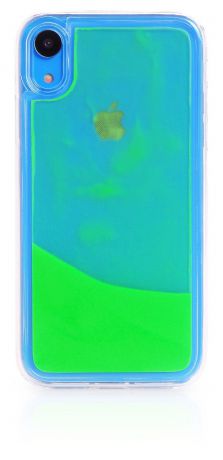 Чехол накладка Gurdini Shining Neon Sand 909130 для Apple iPhone XR 6.1",909130, кислотно-зеленый