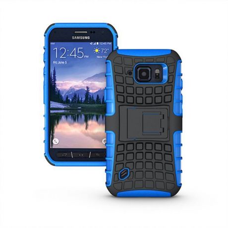Чехол-бампер MyPads для Samsung Galaxy Mega 6.3 GT-i9200 Противоударный усиленный ударопрочный синий