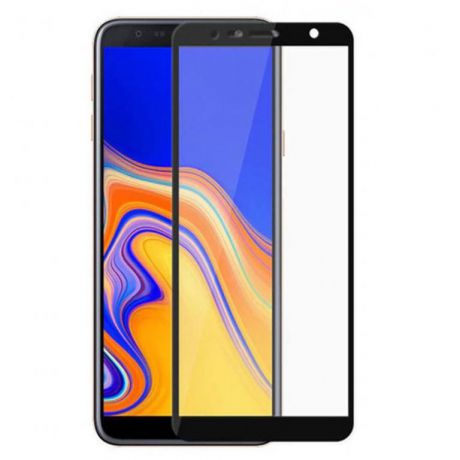 Защитное стекло 5D Unipha Full Glue закалённое для Samsung Galaxy J4 / J6 Plus (2018), чёрное