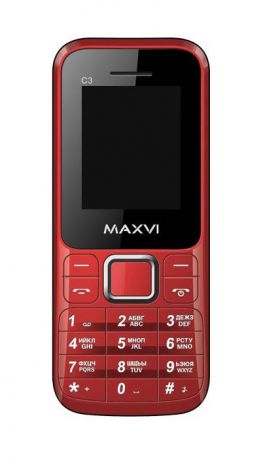 Мобильный телефон MAXVI C3 Red