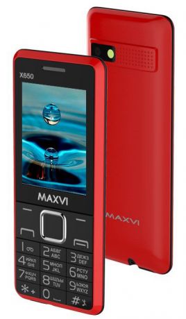 Мобильный телефон MAXVI X650 Red