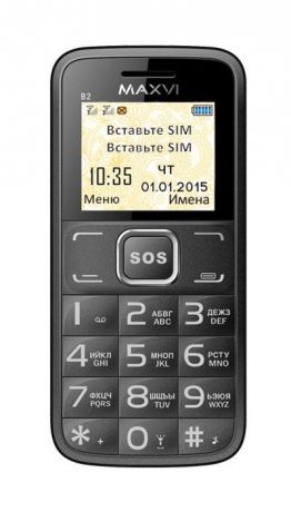 Мобильный телефон MAXVI B2 Black