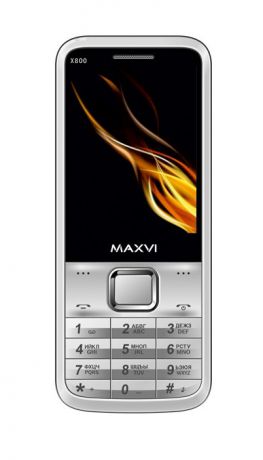 Мобильный телефон MAXVI X800 Silver